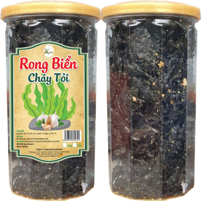 2 Hũ Rong Biển Cháy Tỏi Bổ Dưỡng Hiệu Tân Lộc Phát - Mỗi Hũ 100G