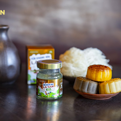 [CÓ NANO CANXI VÀ 30% YẾN TƯƠI] Yến Khánh Hòa La San Kids Nano Canxi dành cho trẻ em, tăng chiều cao, tăng sức đề kháng