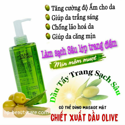 Dầu Tẩy Trang Deve Olive & Argan Cleansing Oil (200 mL)