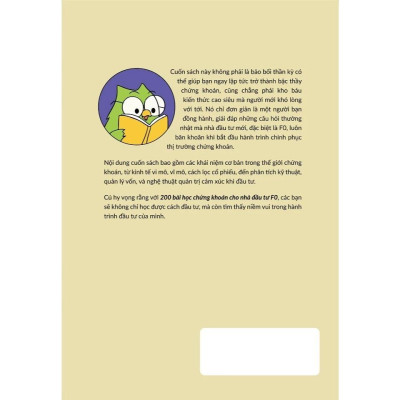 Sách - 200 Bài Học Vỡ Lòng Chứng Khoán Cho Nhà Đầu Tư FO