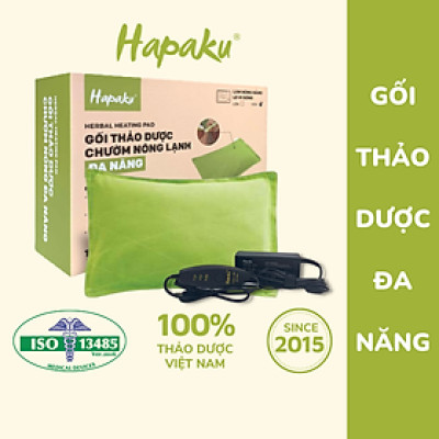 Gối Chườm Nóng Thảo Dược Hapaku - Làm Nóng Bằng Điện